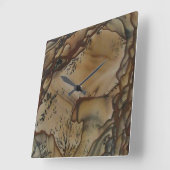 Picture Jasper Wall Clock Vierkante Klok (Hoek)