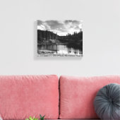 Picture Lake in de North Cascades Canvas Afdruk (Insitu (Woonkamer))