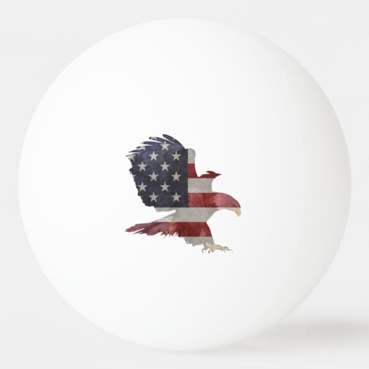 Picture of American flag with eagle  usa eagle   f Pingpongbal (Voorkant)
