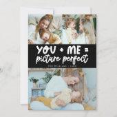 Picture Perfect Black Photo Valentines Day Feestdagenkaart (Voorkant)