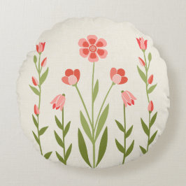 Picture Perfect Garden Floral – Sage & Blush Rond Kussen