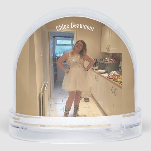 Picture Snow Globe Sneeuwbol (Achterkant)