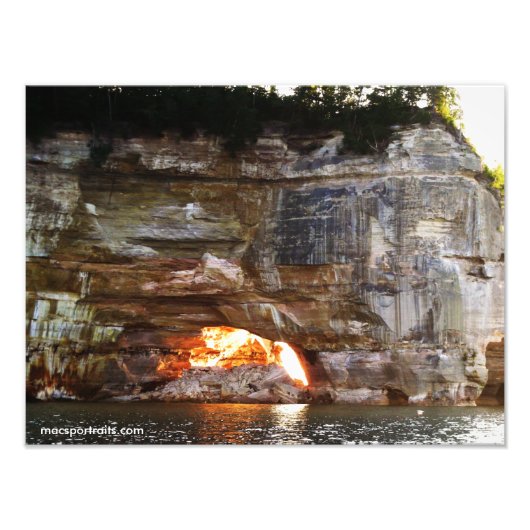 Pictured Rocks 4 Foto Afdruk (Voorkant)