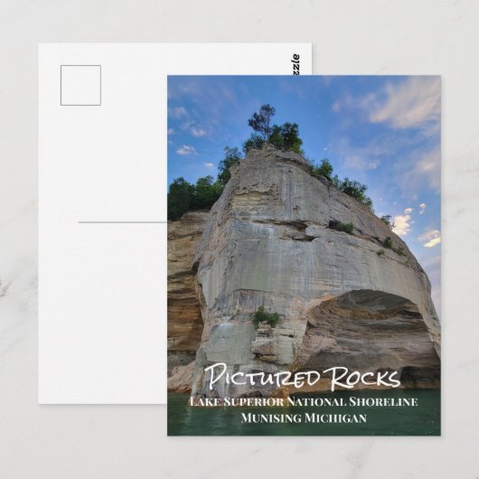 Pictured Rocks Lake Superior National Shoreline Briefkaart (Voorkant / Achterkant)