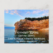 Pictured Rocks Lake Superior National Shoreline Briefkaart (Voorkant)