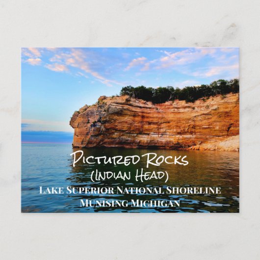 Pictured Rocks Lake Superior National Shoreline Briefkaart (Voorkant)