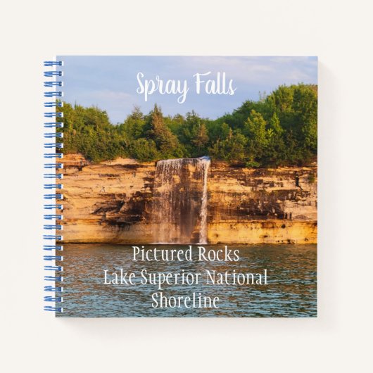 Pictured Rocks Lake Superior National Shoreline No Notitieboek (Voorkant)