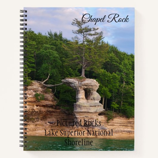 Pictured Rocks Lake Superior National Shoreline No Notitieboek (Voorkant)