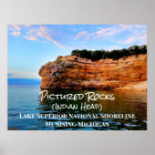 Pictured Rocks Lake Superior National Shoreline Poster (Voorkant)