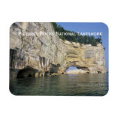 Pictured Rocks-magneet Magneet (Horizontaal)