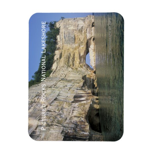 Pictured Rocks-magneet Magneet (Verticaal)