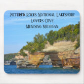 Pictured Rocks National Lakeshore Lovers Cove Muismat (Voorkant)