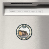 Pictured Rocks National Lakeshore Michigan Badge Magneet (Insitu (Vaatwasser))