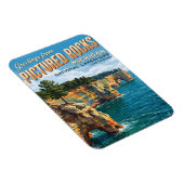 Pictured Rocks National Lakeshore Michigan Magneet (Rechterzijde)