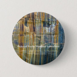 Pictured Rocks National Lakeshore Ronde Button 5,7 Cm