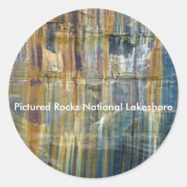 Pictured Rocks National Lakeshore Ronde Sticker