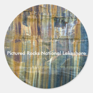 Pictured Rocks National Lakeshore Ronde Sticker