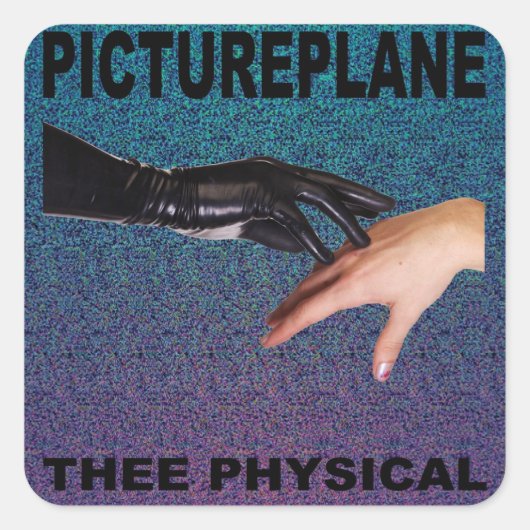 PICTUREPLANE - 'DE FYSIEKE' VIERKANTE STICKER (Voorkant)