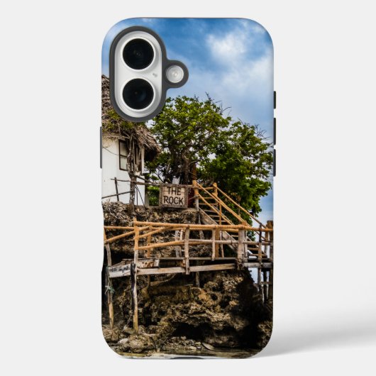 Pictureskast op een tropisch koraal Case-Mate iPhone case (Achterkant)