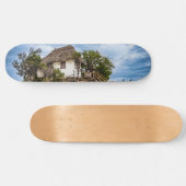Pictureskast op een tropisch koraal persoonlijk skateboard (Horizontaal)