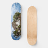 Pictureskast op een tropisch koraal persoonlijk skateboard (Voorkant)