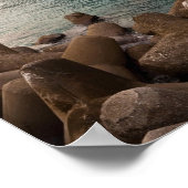 Picturesque Amalfi Coast, Italië Seaside Town Poster (Hoek)