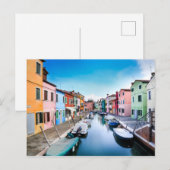 Picturesque Burano Island Venetië Italië Briefkaar Briefkaart (Voorkant / Achterkant)