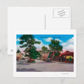 Picturesque Business District, Carmel Briefkaart (Voorkant / Achterkant)