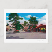 Picturesque Business District, Carmel Briefkaart (Voorkant)