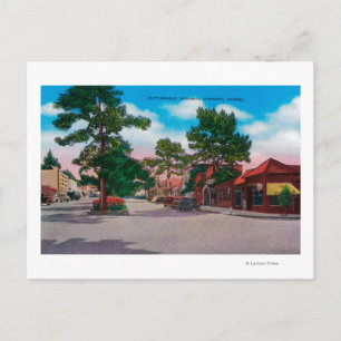 Picturesque Business District, Carmel Briefkaart