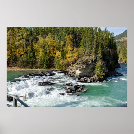 Picturesque Canadian River, Fraser River Poster (Voorkant)