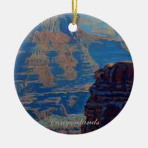 Picturesque Canyonland National Park Uitzicht Keramisch Ornament