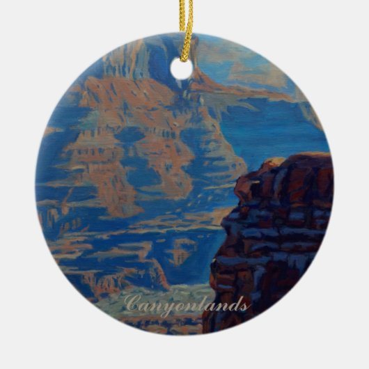 Picturesque Canyonland National Park Uitzicht Keramisch Ornament (Voorkant)