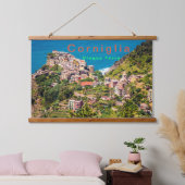 Picturesque Corniglia Cinque Terre Italië Hangend Wandkleed (Slaapkamer)