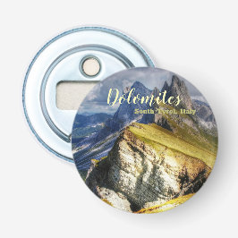 Picturesque Dolomites South Tirol Italië Button Flesopener