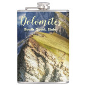 Picturesque Dolomites South Tirol Italië Heupfles (Voorkant)