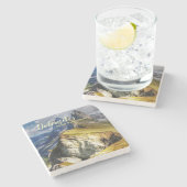 Picturesque Dolomites South Tirol Italië Stenen Onderzetter (Zijkant)