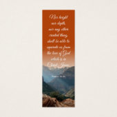 Picturesque Elegant Spiritueel Bijbel Verse Bladwi Mini Visitekaartjes (Voorkant)