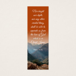 Picturesque Elegant Spiritueel Bijbel Verse Bladwi Mini Visitekaartjes