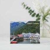 Picturesque Hoefijzer Bay in British Columbia Briefkaart (Staand voorkant)