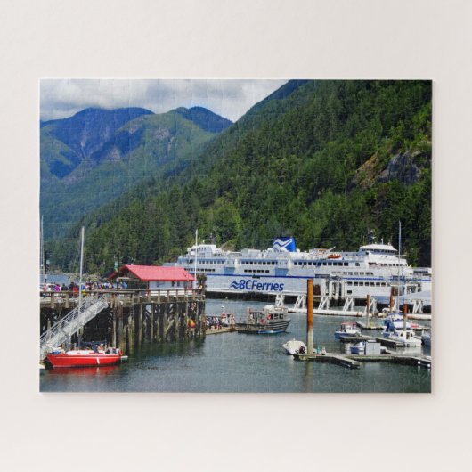 Picturesque Hoefijzer Bay in British Columbia Legpuzzel (Horizontaal)