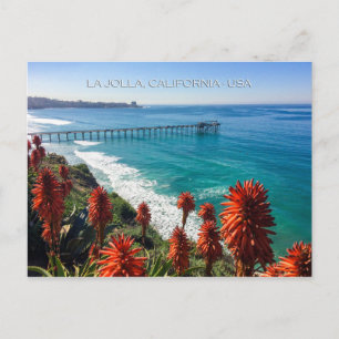 Picturesque La Jolla, Californië Briefkaart