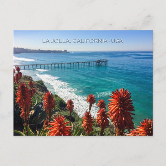 Picturesque La Jolla, Californië Briefkaart (Voorkant)