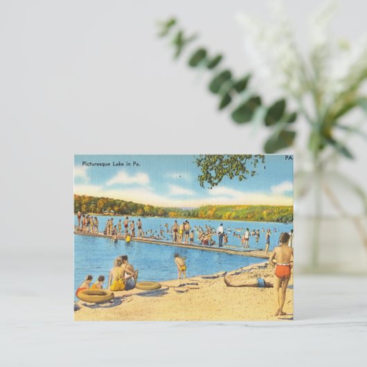  Picturesque Lake in Pennsylvania Briefkaart (Staand voorkant)