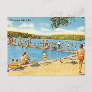 Picturesque Lake in Pennsylvania Briefkaart