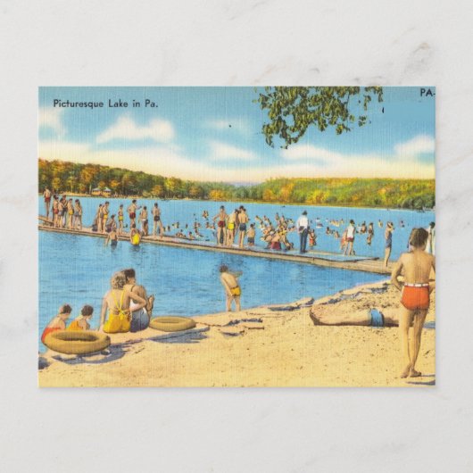  Picturesque Lake in Pennsylvania Briefkaart (Voorkant)