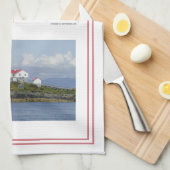 Picturesque Lighthouse 2020 Calendar Kitchen Towel Theedoek (Quarter Fold)