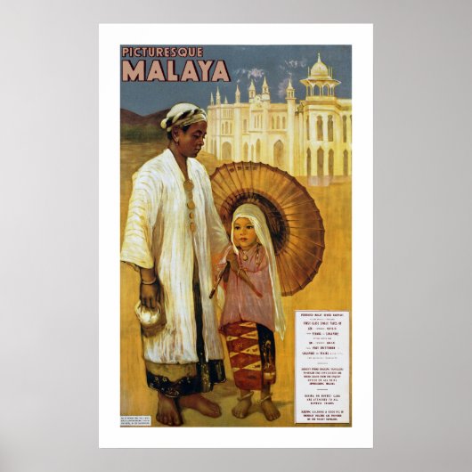 Picturesque Malaya Poster (Voorkant)