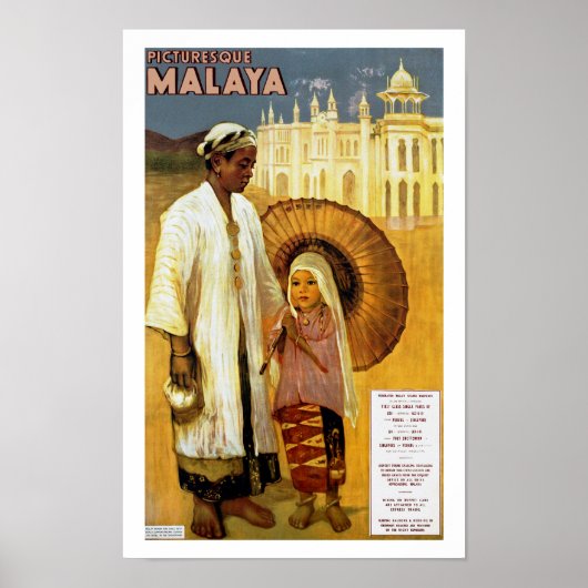 Picturesque Malaya Poster (Voorkant)