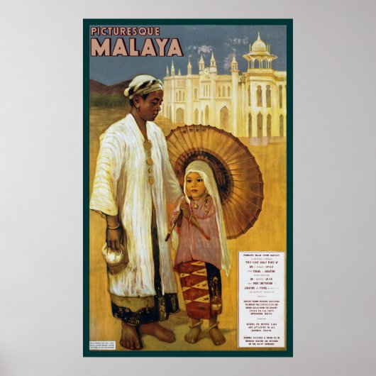 Picturesque Malaya Poster (Voorkant)